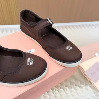 $76.00 USD MIU MIU Flat Shoes For Women #1433021