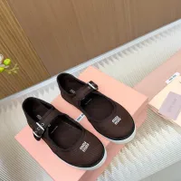 $76.00 USD MIU MIU Flat Shoes For Women #1433021