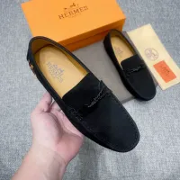 $85.00 USD Hermes Leather Shoes For Men #1433300