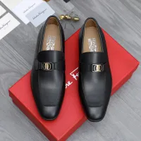 $108.00 USD Salvatore Ferragamo Leather Shoes For Men #1433540