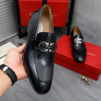$108.00 USD Salvatore Ferragamo Leather Shoes For Men #1433545