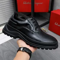 $115.00 USD Salvatore Ferragamo Leather Shoes For Men #1433649