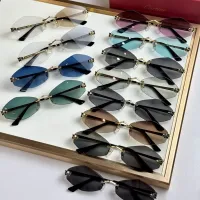 $76.00 USD Cartier AAA Quality Sunglassess #1433911