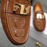 $72.00 USD Versace Leather Shoes For Men #1434073