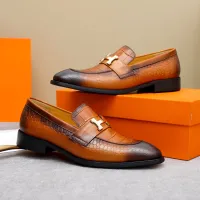 $88.00 USD Hermes Leather Shoes For Men #1434144