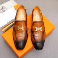 $88.00 USD Hermes Leather Shoes For Men #1434144