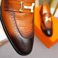 $88.00 USD Hermes Leather Shoes For Men #1434144