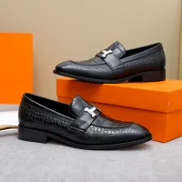 $88.00 USD Hermes Leather Shoes For Men #1434145