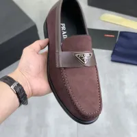 $102.00 USD Prada Leather Shoes For Men #1434247