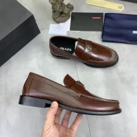 $102.00 USD Prada Leather Shoes For Men #1434250