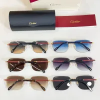 $60.00 USD Cartier AAA Quality Sunglassess #1434433