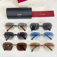 $60.00 USD Cartier AAA Quality Sunglassess #1434441