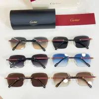$60.00 USD Cartier AAA Quality Sunglassess #1434444