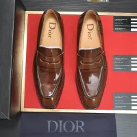$115.00 USD Christian Dior Leather Shoes For Men #1434538