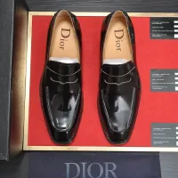 $115.00 USD Christian Dior Leather Shoes For Men #1434539