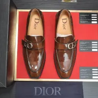 $115.00 USD Christian Dior Leather Shoes For Men #1434540