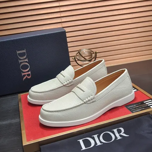 Christian Dior Leather Shoes For Men #1434692 $102.00 USD, Wholesale Replica Christian Dior Leather Shoes