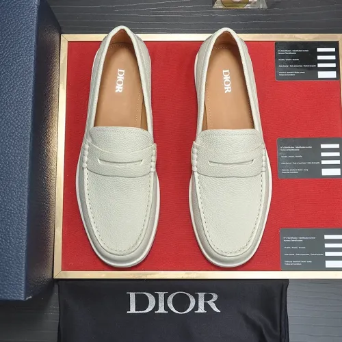 Replica Christian Dior Leather Shoes For Men #1434692 $102.00 USD for Wholesale