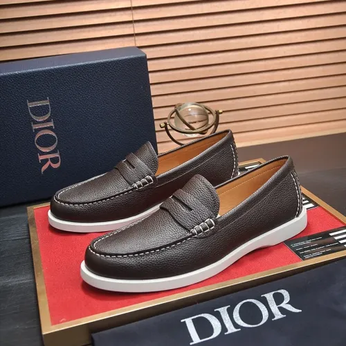 Christian Dior Leather Shoes For Men #1434694 $102.00 USD, Wholesale Replica Christian Dior Leather Shoes