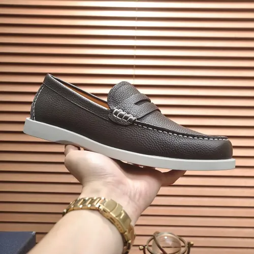 Replica Christian Dior Leather Shoes For Men #1434694 $102.00 USD for Wholesale