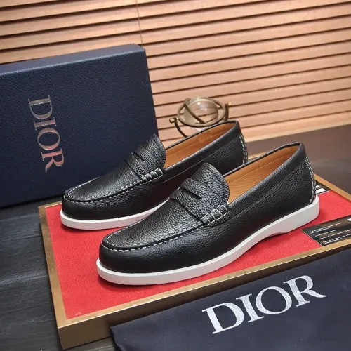 Christian Dior Leather Shoes For Men #1434695 $102.00 USD, Wholesale Replica Christian Dior Leather Shoes