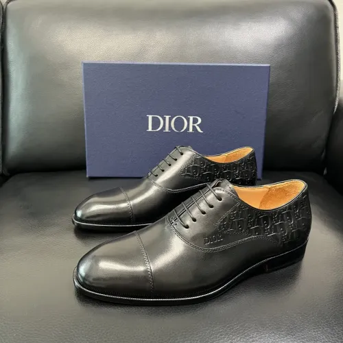Christian Dior Leather Shoes For Men #1434762 $165.00 USD, Wholesale Replica Christian Dior Leather Shoes