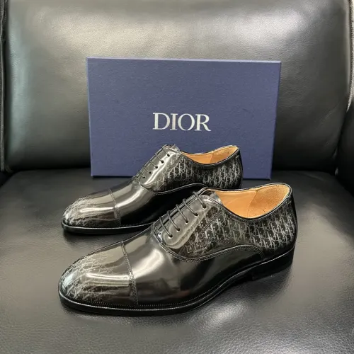 Christian Dior Leather Shoes For Men #1434763 $165.00 USD, Wholesale Replica Christian Dior Leather Shoes