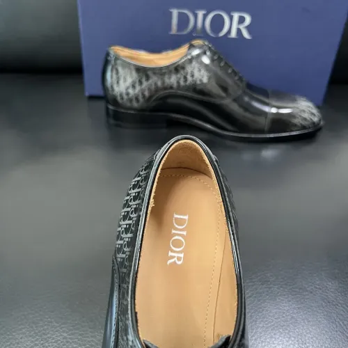 Replica Christian Dior Leather Shoes For Men #1434763 $165.00 USD for Wholesale