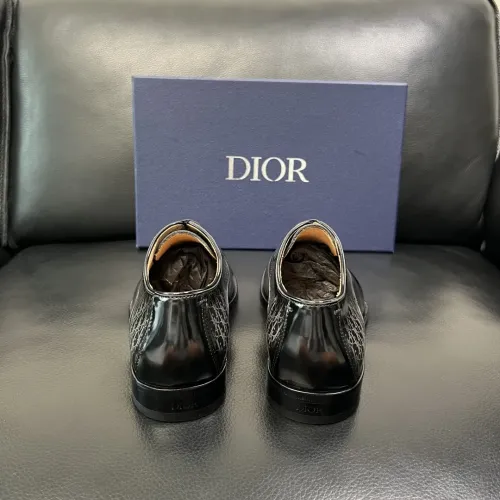 Replica Christian Dior Leather Shoes For Men #1434763 $165.00 USD for Wholesale