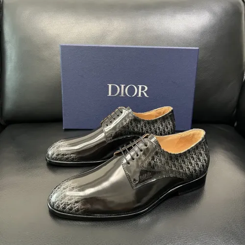 Christian Dior Leather Shoes For Men #1434764 $165.00 USD, Wholesale Replica Christian Dior Leather Shoes