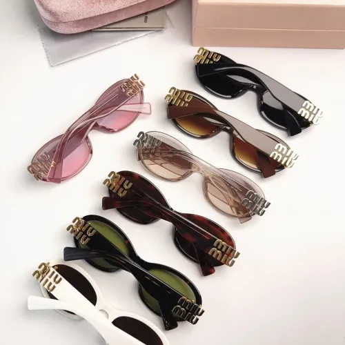Replica MIU MIU AAA Quality Sunglasses #1434823 $60.00 USD for Wholesale