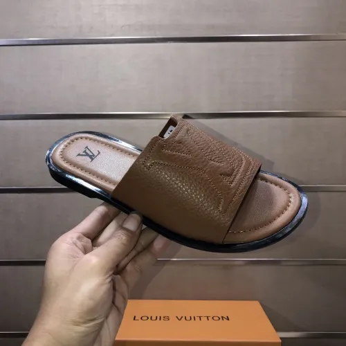 Replica Louis Vuitton Slippers For Men #1434836 $52.00 USD for Wholesale