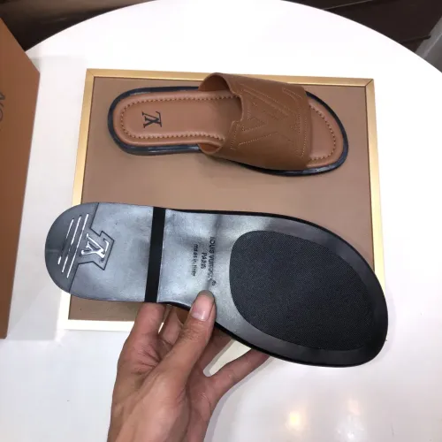 Replica Louis Vuitton Slippers For Men #1434836 $52.00 USD for Wholesale