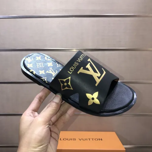 Replica Louis Vuitton Slippers For Men #1434847 $52.00 USD for Wholesale