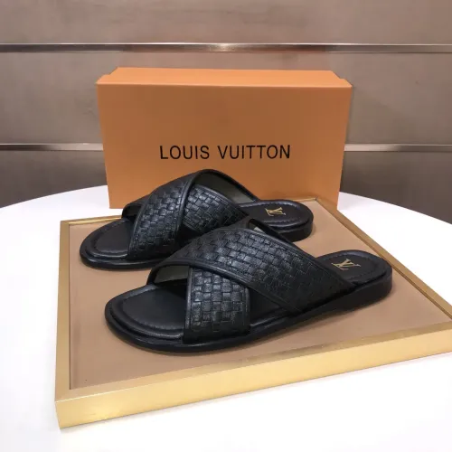 Replica Louis Vuitton Slippers For Men #1434849 $52.00 USD for Wholesale