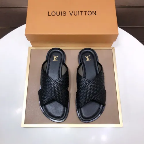 Replica Louis Vuitton Slippers For Men #1434849 $52.00 USD for Wholesale