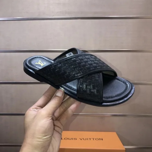 Replica Louis Vuitton Slippers For Men #1434849 $52.00 USD for Wholesale