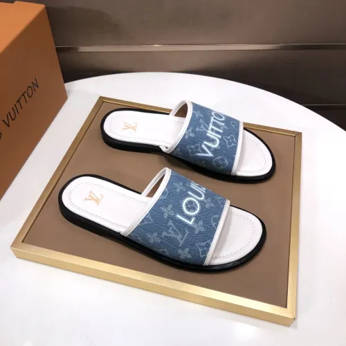 Louis Vuitton Slippers For Men #1434850 $52.00 USD, Wholesale Replica Louis Vuitton Slippers