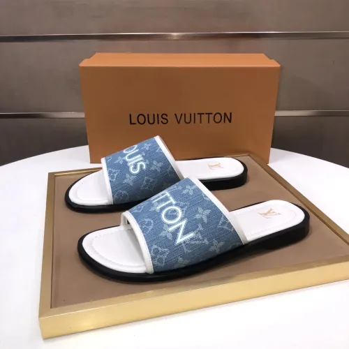 Replica Louis Vuitton Slippers For Men #1434850 $52.00 USD for Wholesale