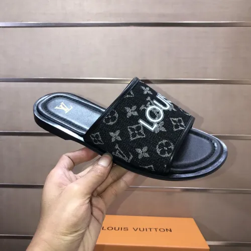 Replica Louis Vuitton Slippers For Men #1434852 $52.00 USD for Wholesale
