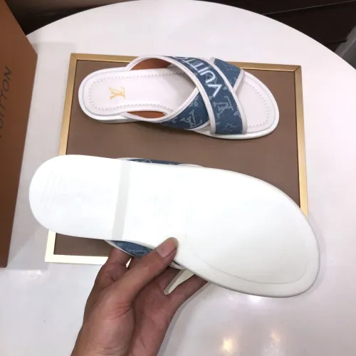Replica Louis Vuitton Slippers For Men #1434853 $52.00 USD for Wholesale