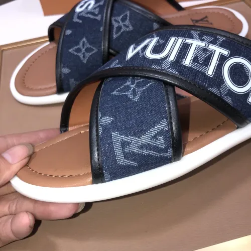 Replica Louis Vuitton Slippers For Men #1434854 $52.00 USD for Wholesale