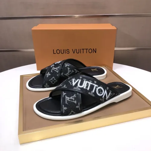 Replica Louis Vuitton Slippers For Men #1434855 $52.00 USD for Wholesale