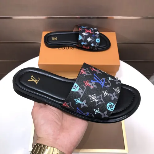 Replica Louis Vuitton Slippers For Men #1434857 $52.00 USD for Wholesale