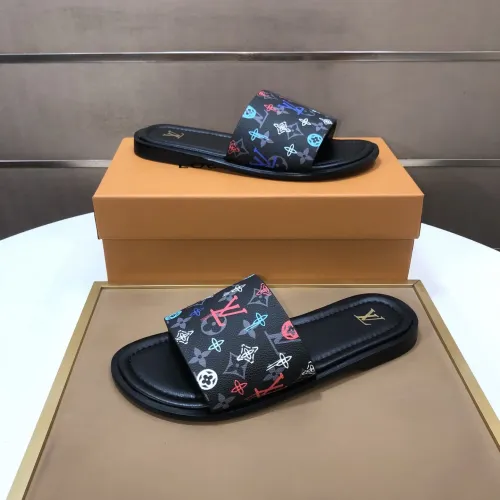 Replica Louis Vuitton Slippers For Men #1434857 $52.00 USD for Wholesale