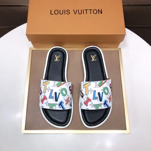 Louis Vuitton Slippers For Men #1434858 $52.00 USD, Wholesale Replica Louis Vuitton Slippers