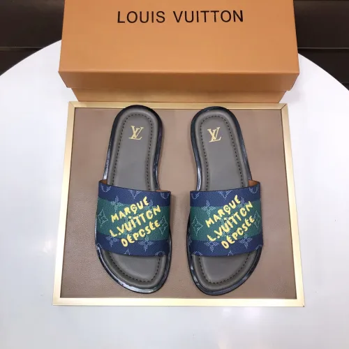Louis Vuitton Slippers For Men #1434861 $52.00 USD, Wholesale Replica Louis Vuitton Slippers