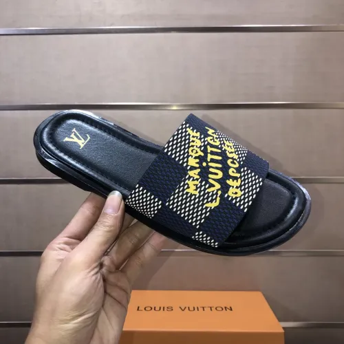 Replica Louis Vuitton Slippers For Men #1434862 $52.00 USD for Wholesale