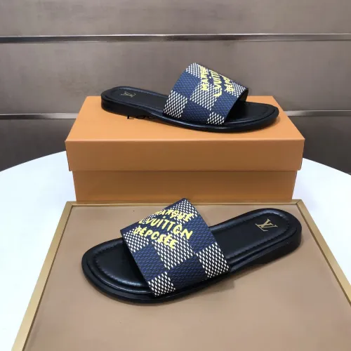 Replica Louis Vuitton Slippers For Men #1434862 $52.00 USD for Wholesale