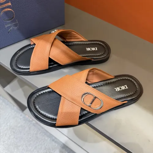 Christian Dior Slippers For Men #1434863 $52.00 USD, Wholesale Replica Christian Dior Slippers